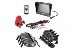 Kit caméra de recul 7" NIRIXX NI-240 avec 4 caméras (4 entrées)