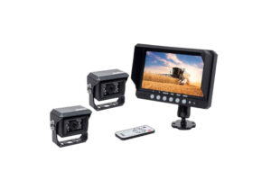 Kit caméra de recul 7'' AMS avec 2 caméras (2 entrées par intermittence)