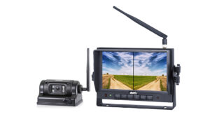 Kit caméra de recul 7'' AMS avec 1 caméras sans fil 120° + batterie